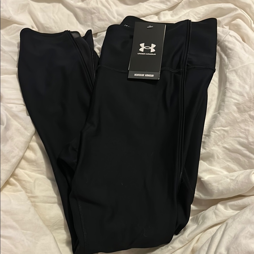 Under Armour Heat Gear Jet Black Active Leggings